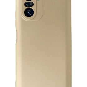 Xiaomi Poco F3 Kılıf First Silikon - Gold-(5796)
