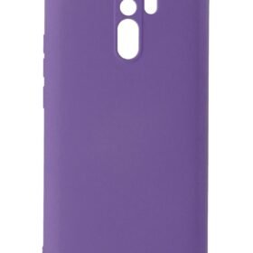 Xiaomi Redmi 9 Kılıf Nano içi Kadife Silikon - Mor-(5796)