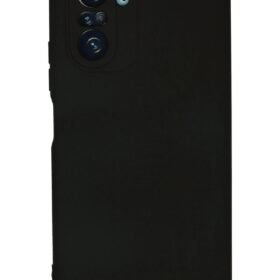 Xiaomi Poco F3 Kılıf Nano içi Kadife Silikon - Siyah-(5796)