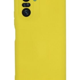 Xiaomi Poco F3 Kılıf Nano içi Kadife Silikon - Sarı-(5796)