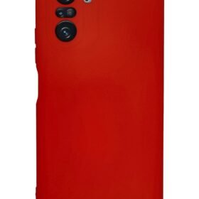 Xiaomi Poco F3 Kılıf Nano içi Kadife Silikon - Kırmızı-(5796)