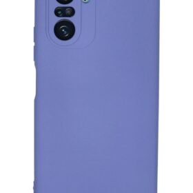 Xiaomi Poco F3 Kılıf Nano içi Kadife Silikon - Lila-(5796)