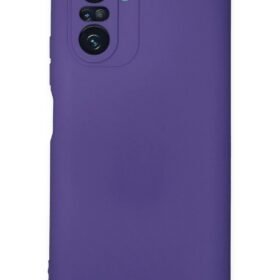 Xiaomi Poco F3 Kılıf Nano içi Kadife Silikon - Mor-(5796)