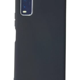 Vivo Y11S Kılıf Nano içi Kadife Silikon - Gri-(5796)