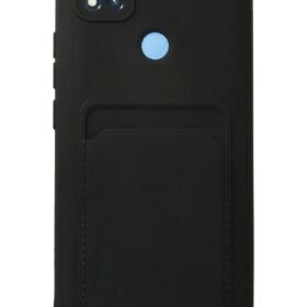 Xiaomi Redmi 9C Kılıf Kelvin Kartvizitli Silikon - Siyah-(5796)