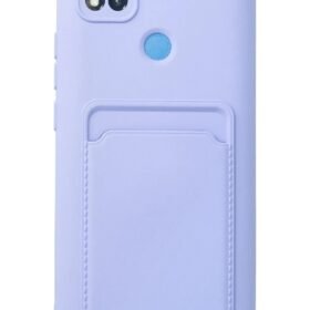 Xiaomi Redmi 9C Kılıf Kelvin Kartvizitli Silikon - Lila-(5796)