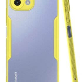 Xiaomi Mİ 11 Lite Kılıf Platin Silikon - Sarı-(5796)