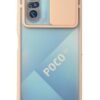 Xiaomi Poco F3 Kılıf Palm Buzlu Kamera Sürgülü Silikon - Pembe-(5796)