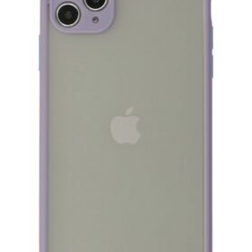 iPhone 12 Pro Max Kılıf Montreal Silikon Kapak - Mor-(5796)