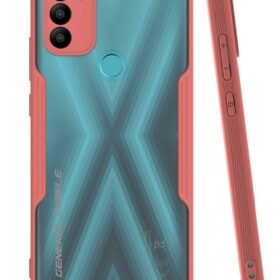 General Mobile GM 21 Plus Kılıf Platin Silikon - Pembe-(5796)