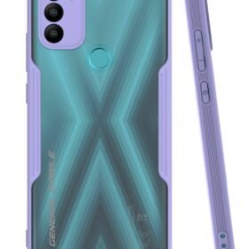 General Mobile GM 21 Plus Kılıf Platin Silikon - Lila-(5796)