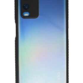 Oppo A54 4G Kılıf Miami Şeffaf Silikon - Siyah-(5796)