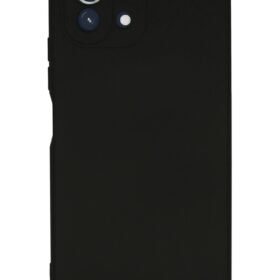 Xiaomi Mİ 11 Lite Kılıf Nano içi Kadife Silikon - Siyah-(5796)