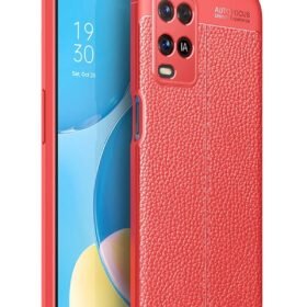 Oppo A54 4G Kılıf Auto Focus Kapak - Kırmızı-(5796)