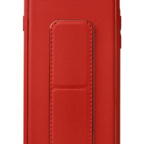 iPhone 7 Kılıf Coco Deri Standlı Kapak - Kırmızı-(5796)
