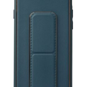 iPhone 7 Kılıf Coco Deri Standlı Kapak - Mavi-(5796)