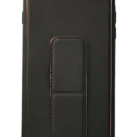 iPhone 7 Plus Kılıf Coco Deri Standlı Kapak - Siyah-(5796)