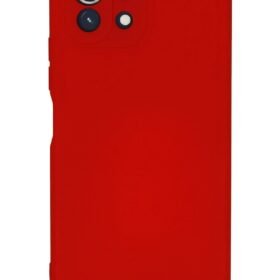 Xiaomi Mİ 11 Lite Kılıf Nano içi Kadife Silikon - Kırmızı-(5796)