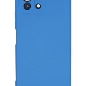Xiaomi Mİ 11 Lite Kılıf Nano içi Kadife Silikon - Mavi-(5796)