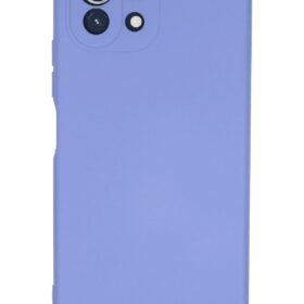 Xiaomi Mİ 11 Lite Kılıf Nano içi Kadife Silikon - Lila-(5796)