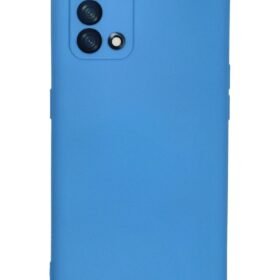 Oppo A74 4G Kılıf Nano içi Kadife Silikon - Mavi-(5796)