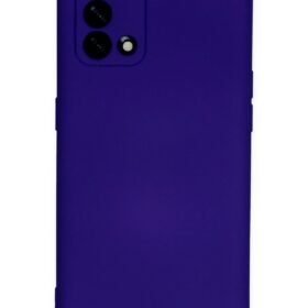 Oppo A74 4G Kılıf Nano içi Kadife Silikon - Mor-(5796)