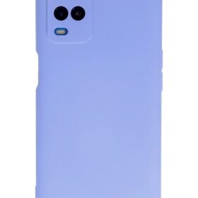 Oppo A54 4G Kılıf Nano içi Kadife Silikon - Lila-(5796)