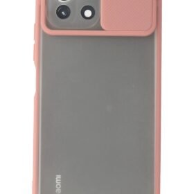 Xiaomi Mİ 11 Lite Kılıf Palm Buzlu Kamera Sürgülü Silikon - Pembe-(5796)