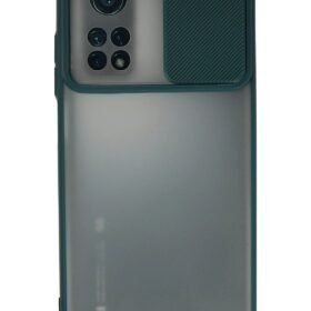 Xiaomi Mi 10T Kılıf Palm Buzlu Kamera Sürgülü Silikon - Yeşil-(5796)
