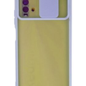 Xiaomi Redmi 9T Kılıf Palm Buzlu Kamera Sürgülü Silikon - Lila-(5796)