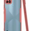 Realme C21 Kılıf Platin Silikon - Pembe-(5796)