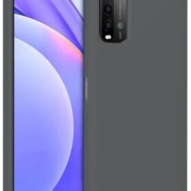 Xiaomi Redmi 9T Kılıf Nano içi Kadife Silikon - Gri-(5796)