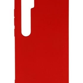 Xiaomi Mi Note 10 Lite Kılıf Nano içi Kadife Silikon - Kırmızı-(5796)