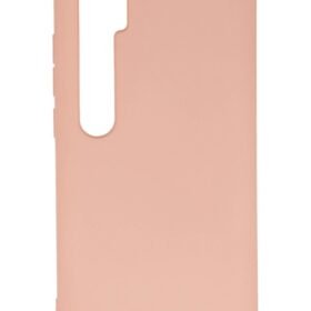 Xiaomi Mi Note 10 Lite Kılıf Nano içi Kadife Silikon - Pudra-(5796)