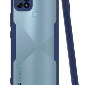 Realme C21 Kılıf Platin Silikon - Lacivert-(5796)