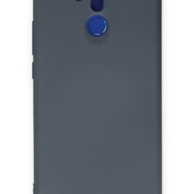 Huawei Mate 20 Lite Kılıf Nano içi Kadife Silikon - Gri-(5796)