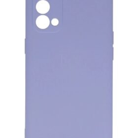 Oppo Reno 5 Pro Kılıf Nano içi Kadife Silikon - Lila-(5796)