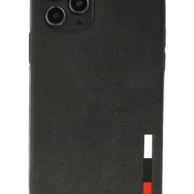 iPhone 11 Pro Kılıf Loop Deri Silikon - Siyah-(5796)