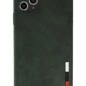 iPhone 11 Pro Kılıf Loop Deri Silikon - Yeşil-(5796)