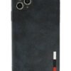 iPhone 11 Pro Max Kılıf Loop Deri Silikon - Lacivert-(5796)