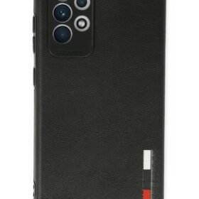 Samsung Galaxy A72 Kılıf Loop Deri Silikon - Siyah-(5796)