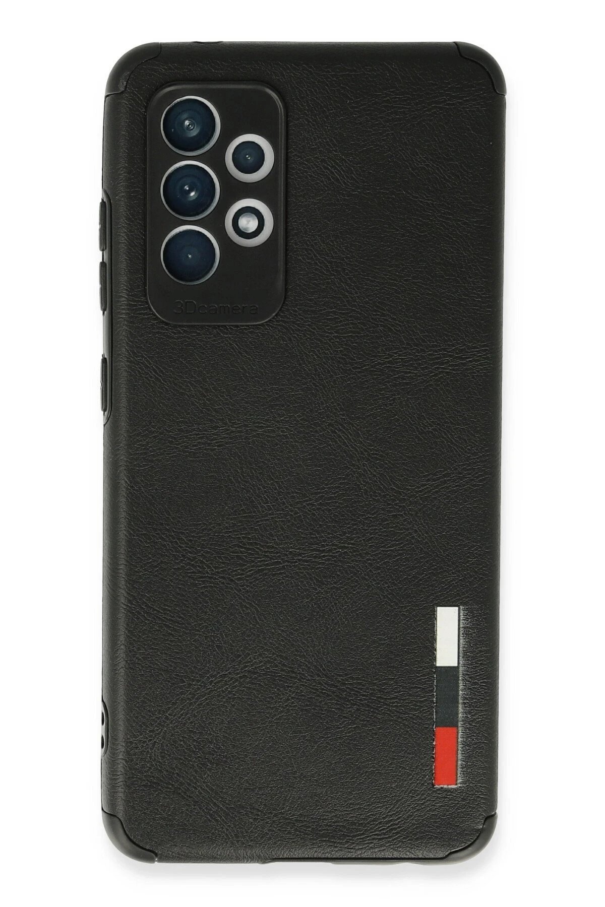 Samsung Galaxy A72 Kılıf Loop Deri Silikon - Siyah-(5796)