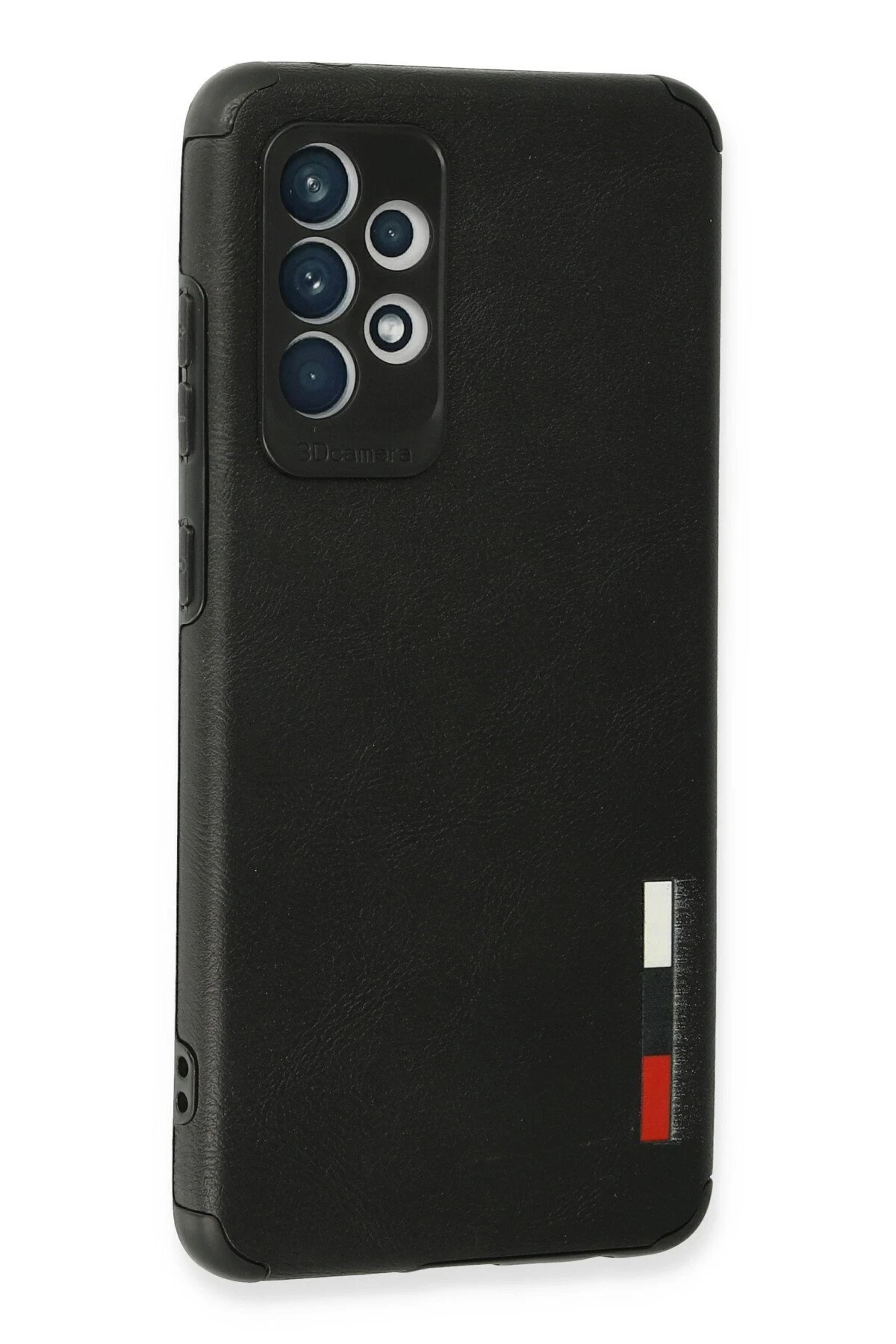 Samsung Galaxy A72 Kılıf Loop Deri Silikon - Siyah-(5796) - Görsel 3