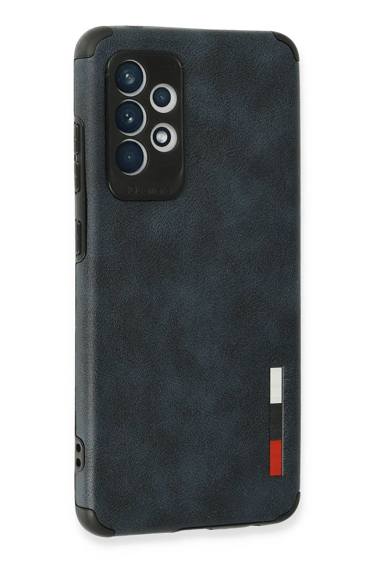 Samsung Galaxy A72 Kılıf Loop Deri Silikon - Lacivert-(5796) - Görsel 3