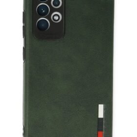 Samsung Galaxy A72 Kılıf Loop Deri Silikon - Yeşil-(5796)