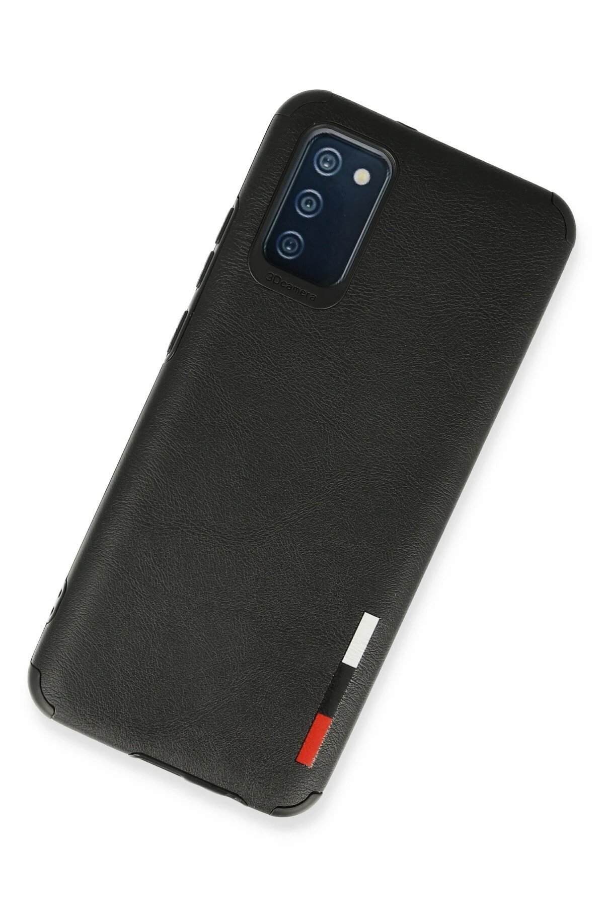 Samsung Galaxy A02S Kılıf Loop Deri Silikon - Siyah-(5796) - Görsel 2