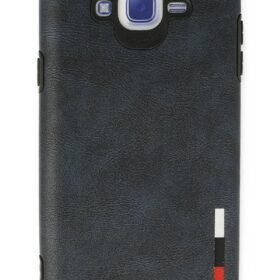 Samsung Galaxy J7 Kılıf Loop Deri Silikon - Lacivert-(5796)