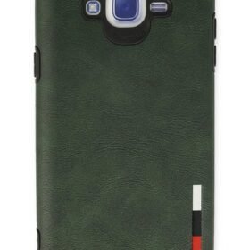 Samsung Galaxy J7 Kılıf Loop Deri Silikon - Yeşil-(5796)