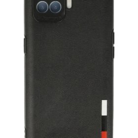 Oppo Reno 4 Lite Kılıf Loop Deri Silikon - Siyah-(5796)