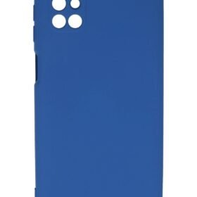 Samsung Galaxy M51 Kılıf Nano içi Kadife Silikon - Mavi-(5796)